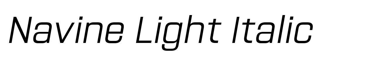 Navine Light Italic